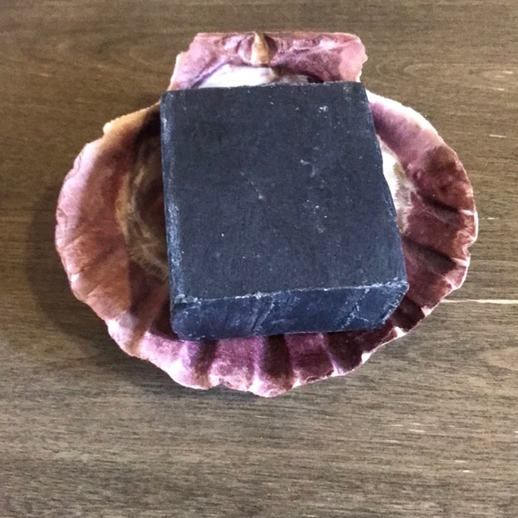 Handmade soap CHARCOAL LEMONGRASS acne cleansing soap / Mountain Mom Soap Co - Picture 4 of 5